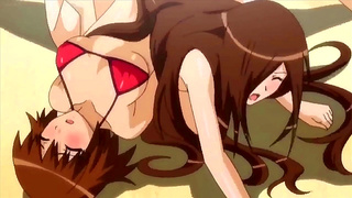 Satake Sisters Ignite Beach Romance with Sultry Lesbian Tryst