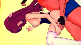 Ferns Magical 3D Tryst Unfolds in Lavender-Lit Hentai Heat