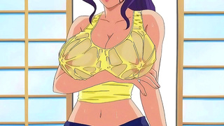Busty Step-StepMom Tempts Him into Wild Hentai Anal Adventure