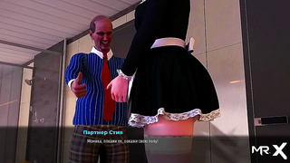 Billionaire Indulges Secret Fantasy in Steamy 3D Anime Runway Encounter