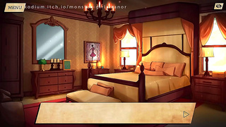Cute Demoness Seduces Weary Wanderer in Sultry Hentai Manor Tryst