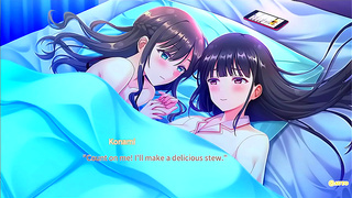 Cute Anime Duo Share Secret Kiss Leading to Hot Bedroom Tryst