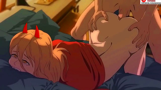 Biker Dominates Horny Boy in Steamy Hentai Bed Ride Action
