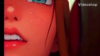 Fembot Sparks Valentines Lust in Sensual Anime Encounter