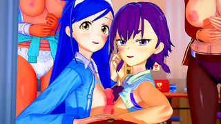 Anime Lovers Collide in Fiery 3D Hentai Romance Full of Desire
