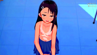 Nagatoro Teases Pleasures Senpai with Hot Blowjob After School Fun