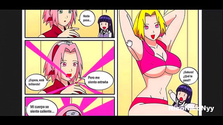 Naruto Seduces Voluptuous Goddesses in Steamy Anime Tryst