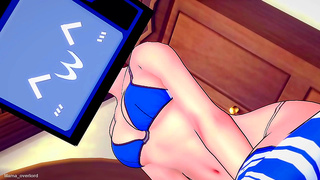 Bikini Goddess Dominates in Hot 3D Hentai Bedroom Adventure