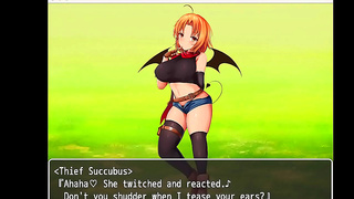 Succubus Seduces Rebellious with Smoldering Foot Pleasure in Alfheims Hidden Keep