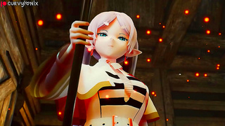 Elfs Busty Curves Bloom in enchanted 3D Fantasy Hentai Quest