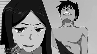 Anime Beauty Teases Horny Guy with Sensual Foot Worship
