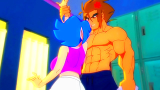 Emi Seduces Muscular Jax with Hot Workout Lust in Gym Fantasy
