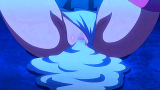 Curvy Manga Beauty Bares Soft Skin in Sultry Animated Tryst