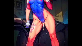 D.Vas Seductive AI Dance Sparks Wild Ahegao Fantasies – DarkerMakker123 Style