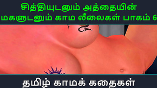 Tamil Belle Explores Forbidden Lust with StepSister-in-Law in Steamy Animation