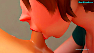 StepAunt Cass Seduces Her StepNephew in a Forbidden Anime Pleasure Ride