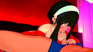 Yor Forgers Hot 3D Adventure – Seductive Red Vest Temptation