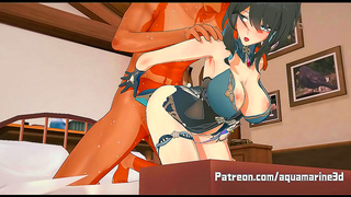Ruan Mei Gets Wild in Steamy Doggy Style Encounter – Honkai Heat Up