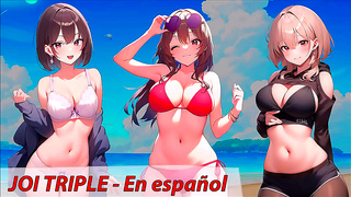 Trio Temptation: Seductive Anime Guide to Ultimate JOI Bliss