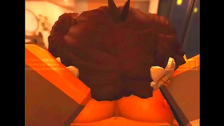 Anime Roblox Girl Pleasures Him With Busty Tits in Spicy Hentai Fun