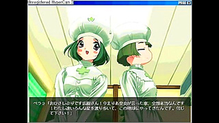 Nurse Shares Hot Blowjob Sweet Cuddles in Sultry Anime Game Encounter