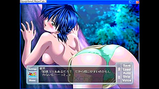 Passionate Eroge Couple Sparks Hot Hentai Romance in Sultry Animated Moment