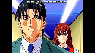 Boss Dominates Timid Worker in Hot Office Romance Hentai Scene