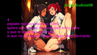 Futanari Cuties Screaming in Spanish – Steamy Hentai Nightclub Tryst