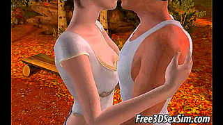 Busty Brunette Enjoys Wild Outdoor Play – Sensual Finger Action Oral Thrills in 3D Hentai