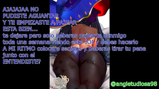 Fembots Clash: Sexy Ninja Maid Seduces Rival in Steamy JOI Fantasy