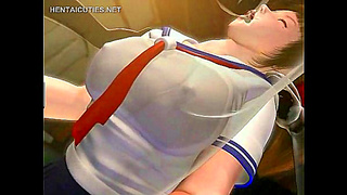 Luscious Anime Vixen Enjoys Steamy Blowjob Busty Pleasures