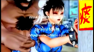 Chun-Li Dominates in Hot 3D Hentai Battle Royale Fantasy