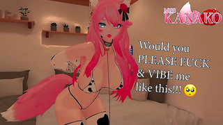 Catgirl Enjoys Sensual Bondage Hot Fantasies in Steamy NYE Encounter