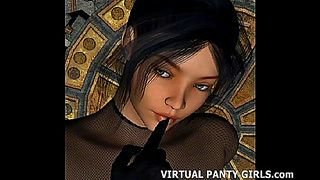 Busty French Maid Teases with Forbidden Desires in Steamy Hentai Fantasy