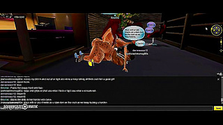 Enxitiye Ravished by Virile Stalls in Wild 3D IMVU Hentai Orgy