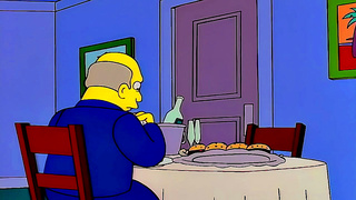 Seymours Steamy Encounter with Busty Simpsons Babes in Restroom Mayhem
