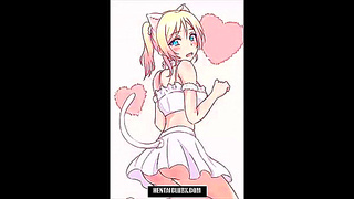 Luscious Nude Hentai Beauty Tempts in Sensual Ecchi Fantasy Escape