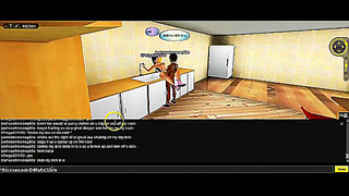 Paige Seduces Fate in Hot Kitchen Tryst – 3D IMVU Erotic Adventure