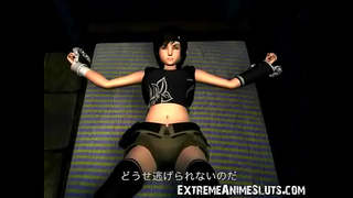 Bound Beauty Pleasured by Monstrous 3D Beasts Huge Dick in Hot BDSM Encounter