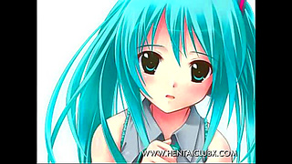 Miku Hatsune Tempts with Seductive Moves in Hot Anime Fantasia