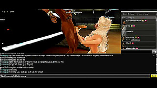 Anime Beauty Rides Wild Fantasy in Hot IMVU Encounter
