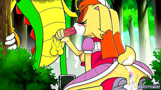 Furry Enthusiast Enjoying Wild Blowjob Adventures Beneath the Sun