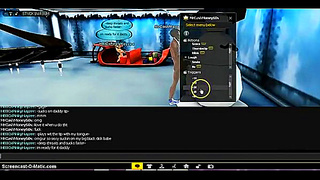 Anime Beauty Endures Wild 3D IMVU Ride with Fiery Passion