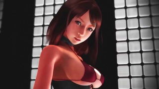 Curvy Hentai Diva Entices with Sultry Moves in Hot MMD 3D Tryst