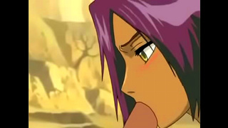 Ichigo Succumbs to Yoruichis Sensual Magic in Steamy Bleach Tryst