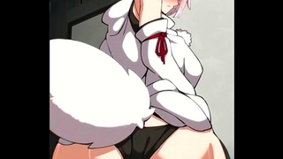 Curvy Anime Beauty Gets Filled by Lustful Guy in Hot Creampie Encounter