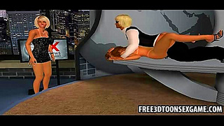 Blonde Stud Dominates with Steamy Blowjob Action in Wild 3D Hentai Encounter