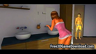 Luscious Long-Haired Goddess Tempted in Steaming 3D Hentai Fantasy