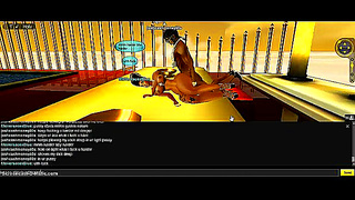 Blue Goddess Seduces Cyber Warrior in Hot Hentai Fantasy Scene