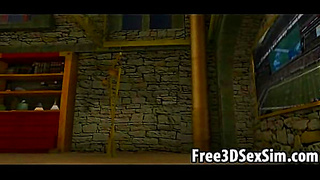 Mistress Dominates Willing Slave in Fiery 3D Hentai Dungeon Encounter